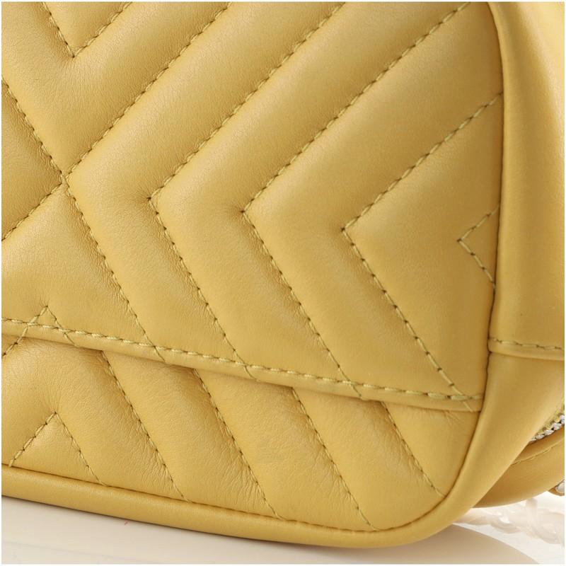 Chanel CC Tassel Camera Bag Diagonal Chevron Calfskin Mini 2