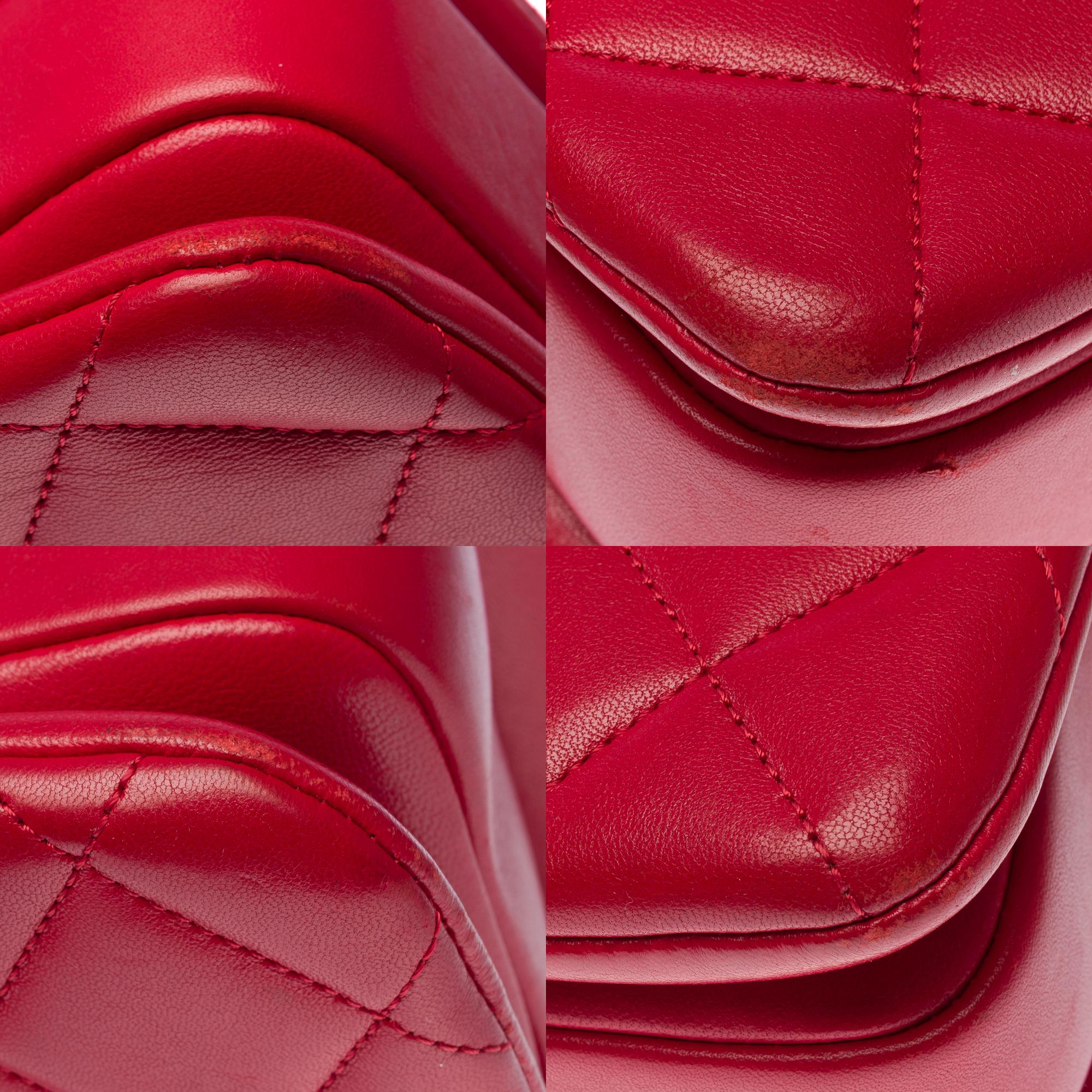 Bolso Chanel CC Tendy  en Piel acolchada roja, GHW en venta 7