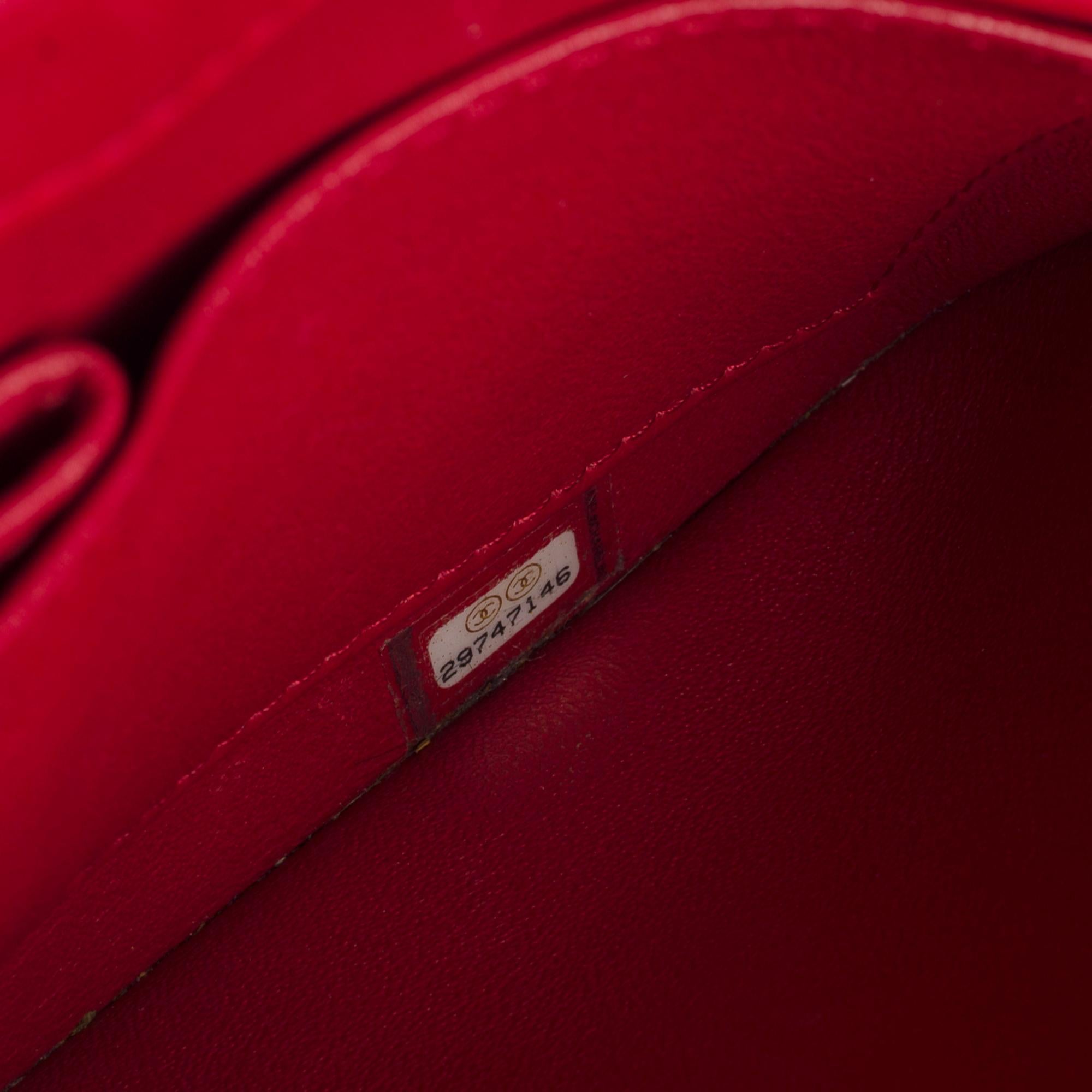 Bolso Chanel CC Tendy  en Piel acolchada roja, GHW en venta 2