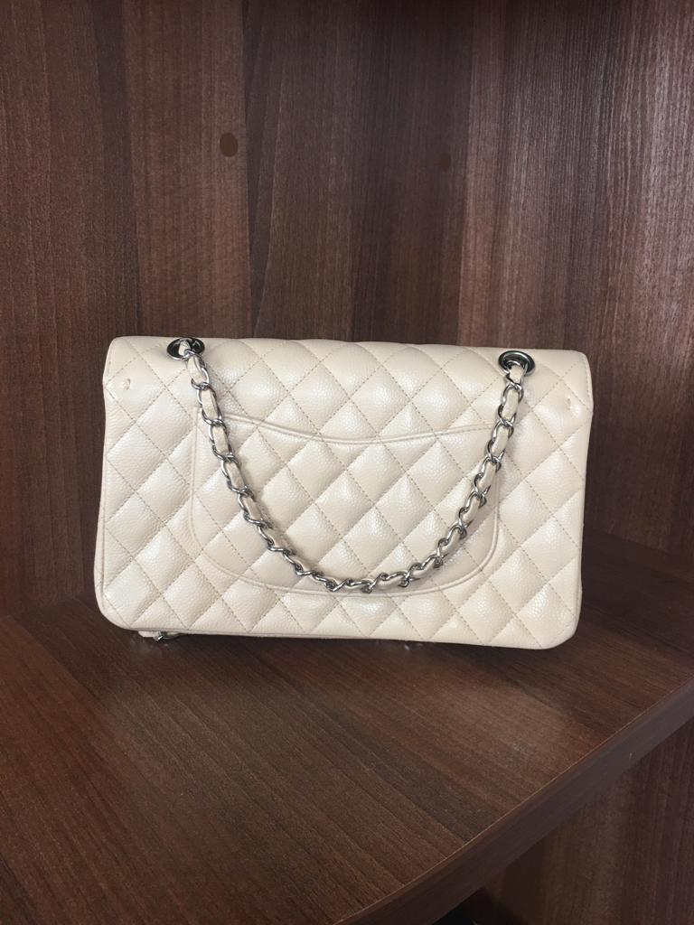 Chanel CC Timeless Double Flap Caviar Bag 6