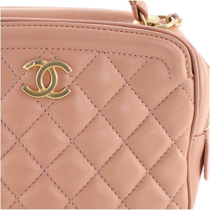 Chanel CC Top Handle Vanity Case Quilted Calfskin Small 3