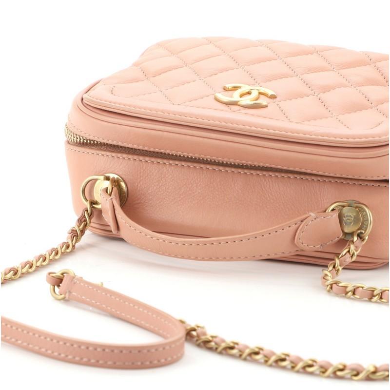 Chanel CC Top Handle Vanity Case Quilted Calfskin Small 4