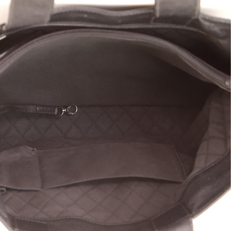 Chanel CC Tote Perforated Leather East West 5
