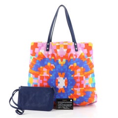 Chanel CC Tote Nylon Imprimé Moyen