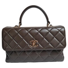 Chanel Khaki Bag - 12 For Sale on 1stDibs  chanel boy khaki, chanel bag  khaki, khaki chanel