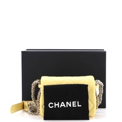Chanel CC Triple Chain Full Flap Bag Quilted Lambskin Mini