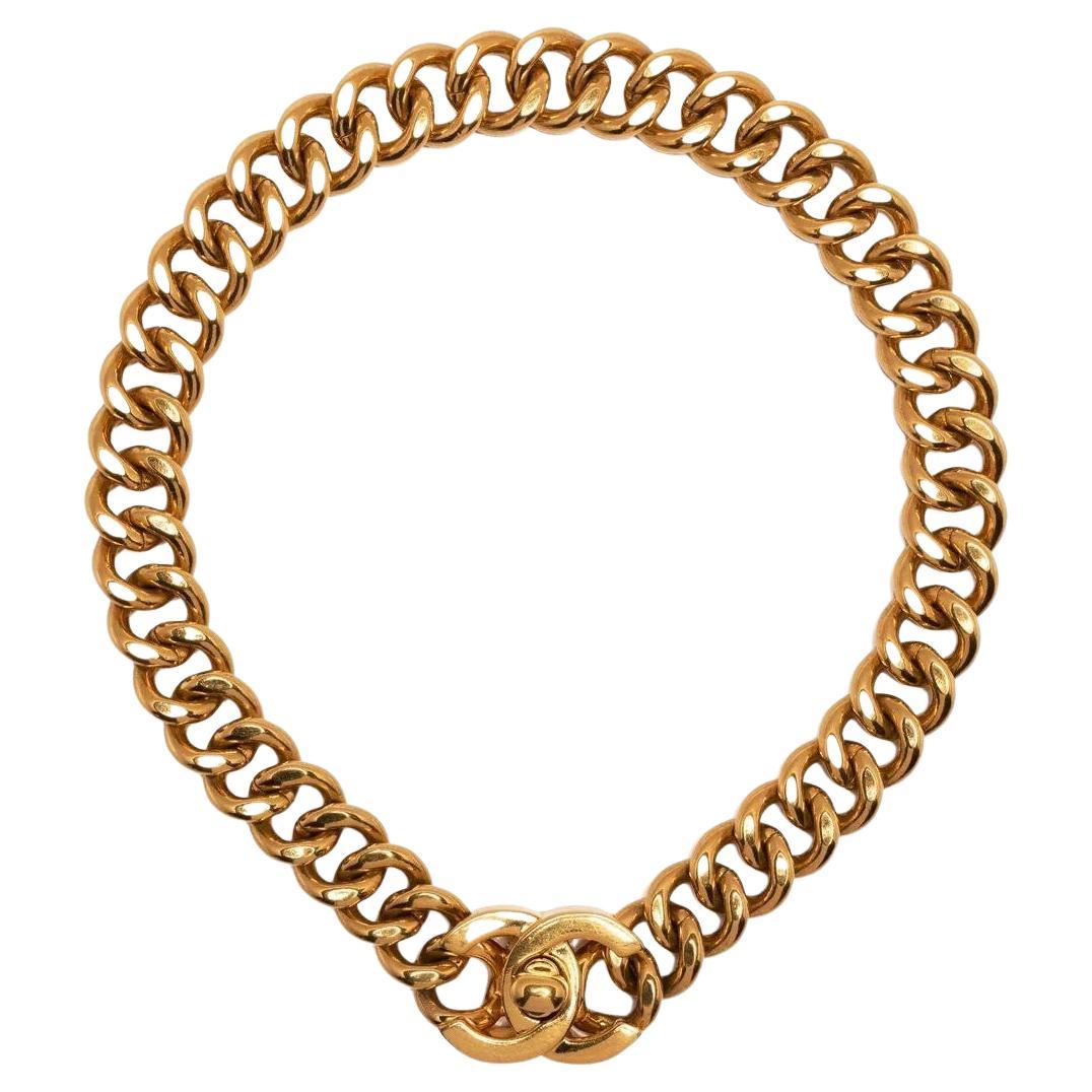 Chanel CC Turn-Lock Necklace