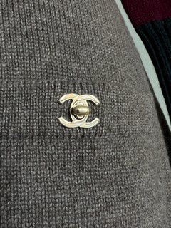 Chanel CC Turnlock Cashmere Dress