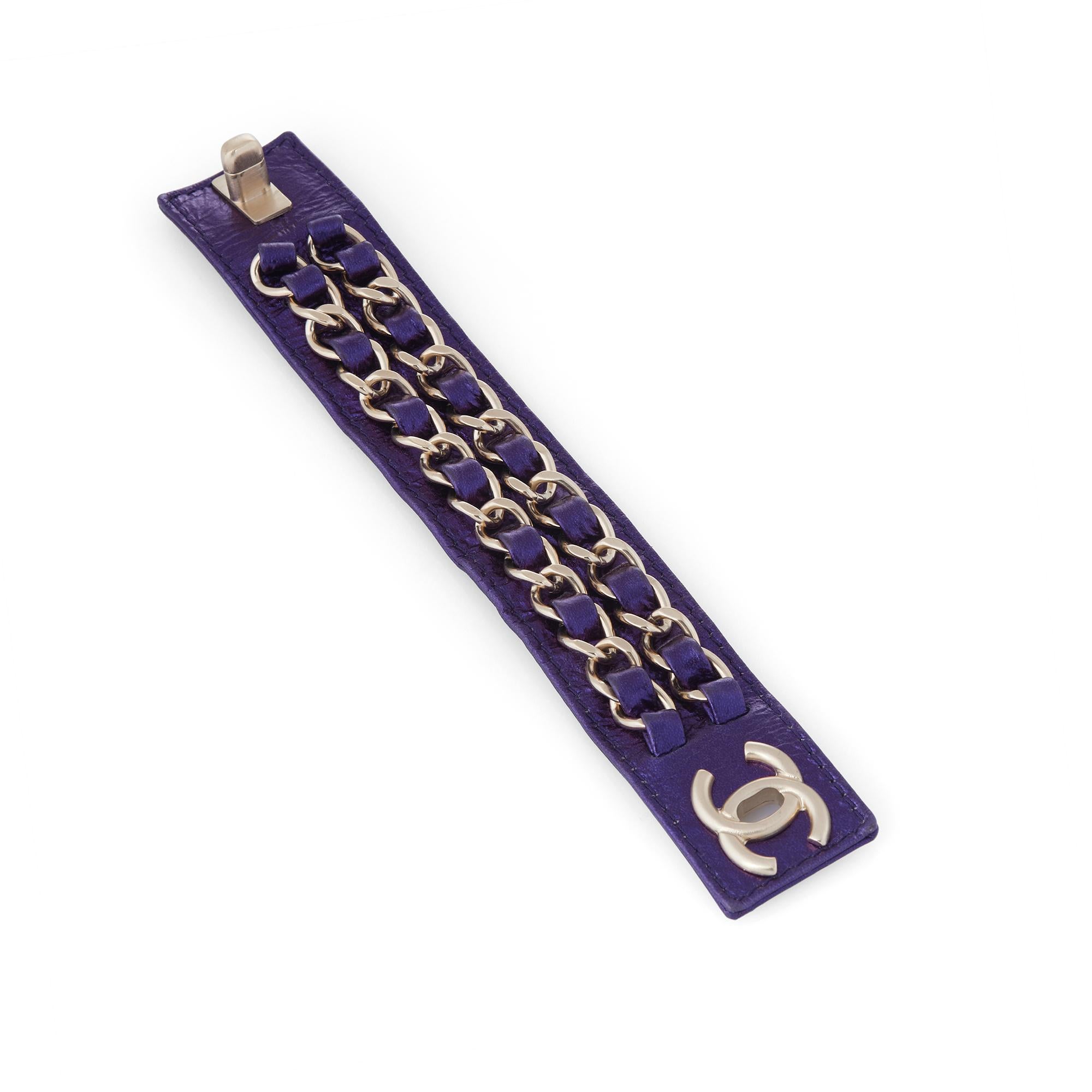 Contemporary Chanel CC Turnlock Cuff Bracelet