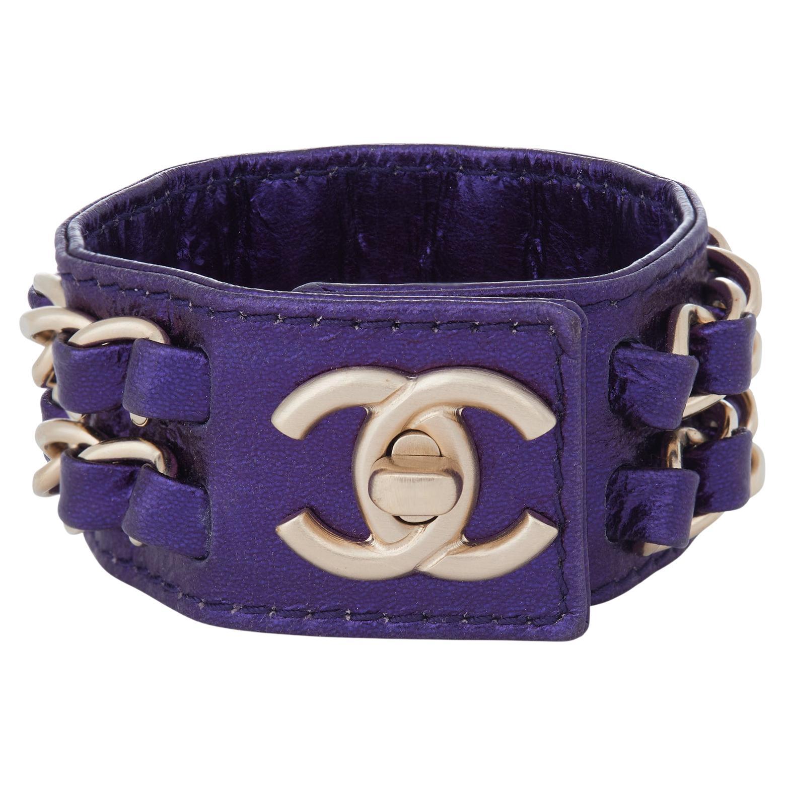 Chanel CC Turnlock Cuff Bracelet