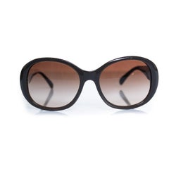 Chanel, CC turnlock sunglasses in brown