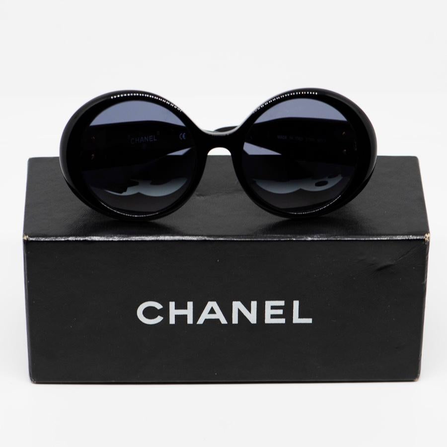 Women's CHANEL CC Vintage Black Sunglasses