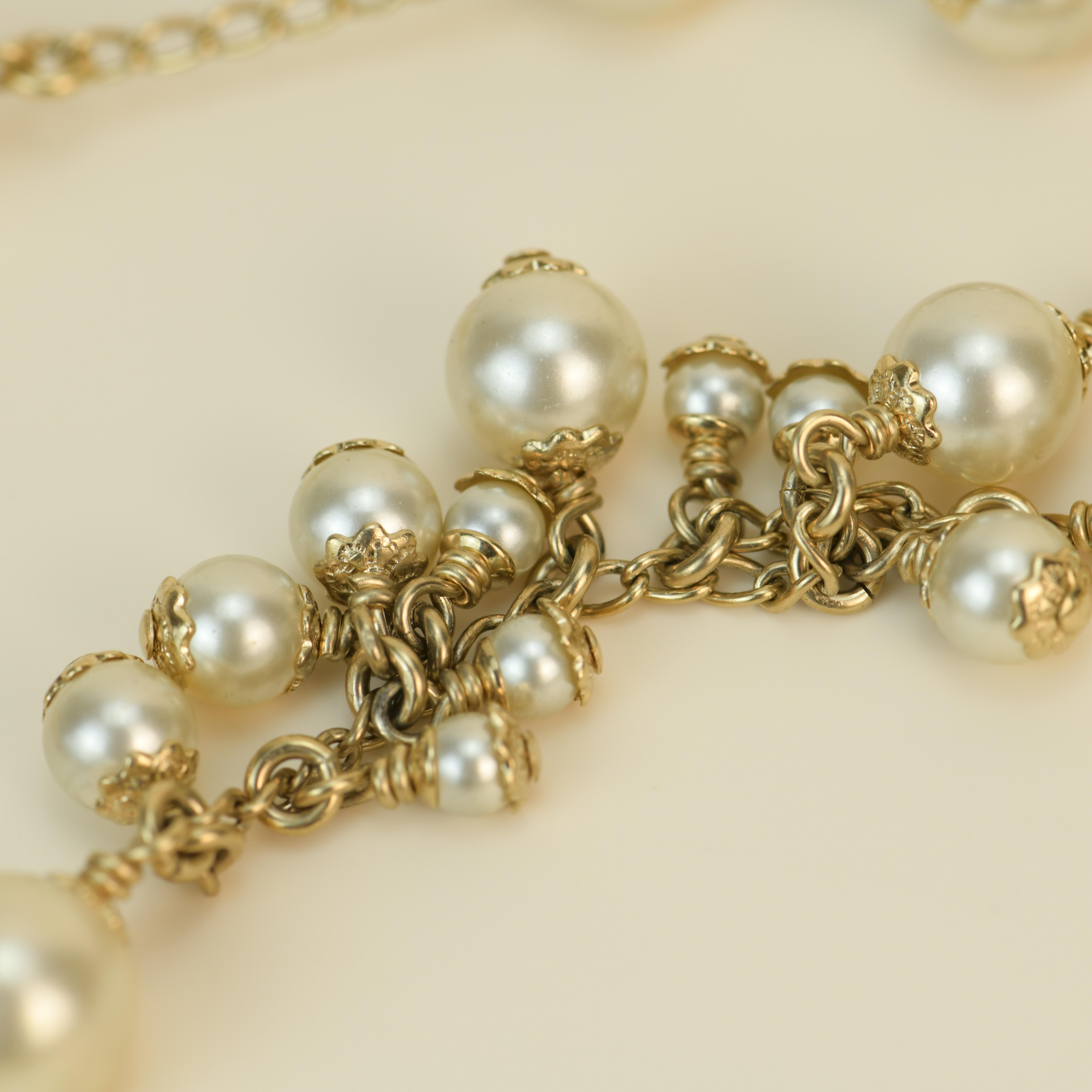 chanel pearl necklace men