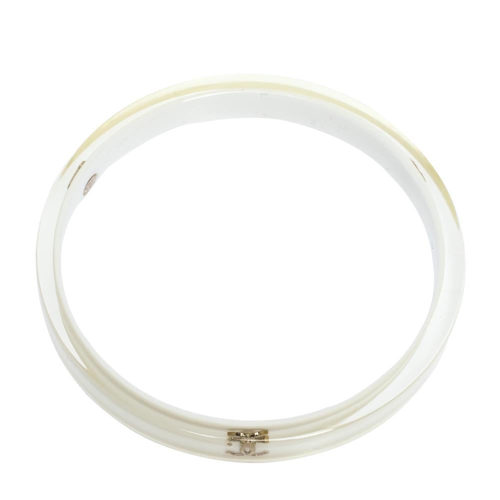 chanel white bracelet