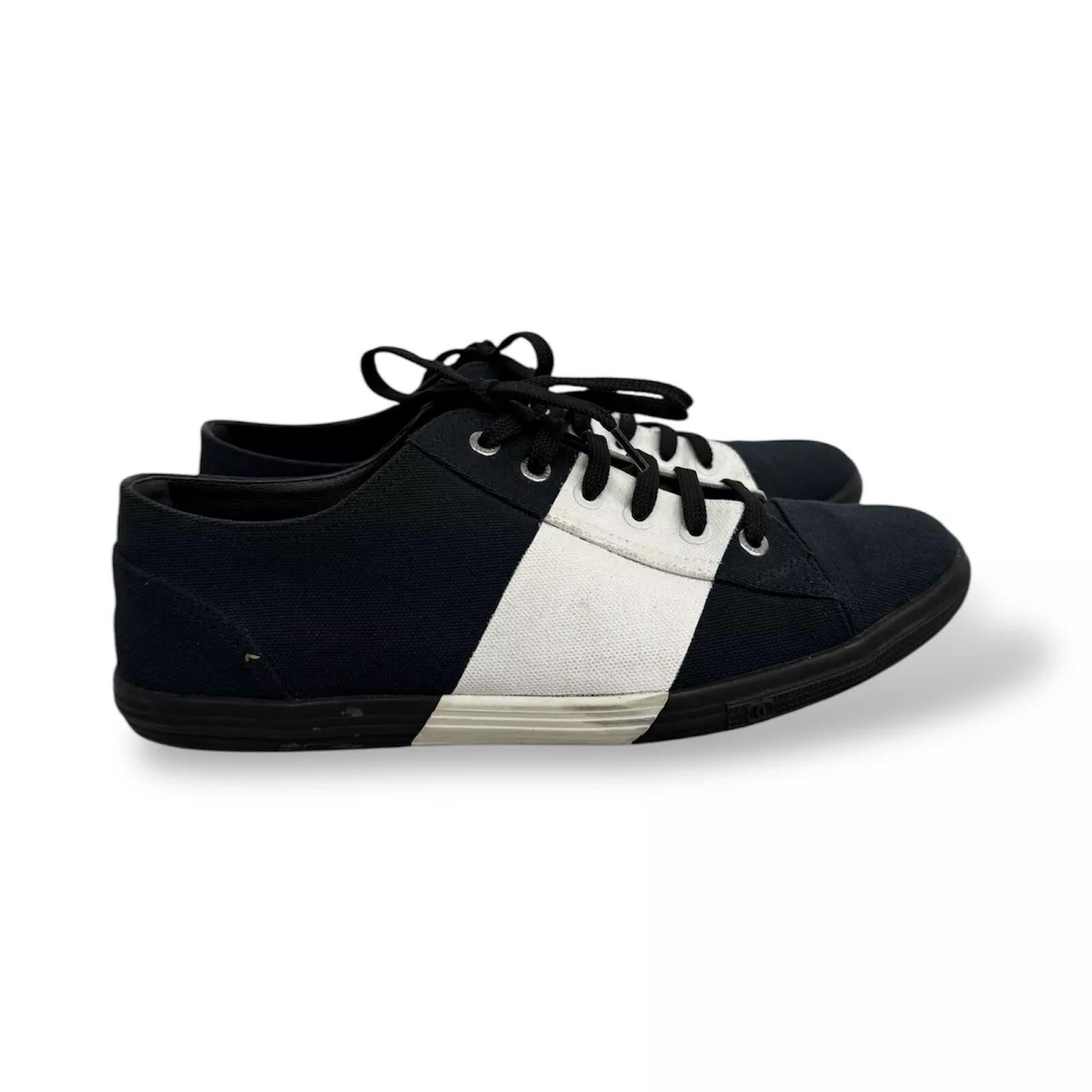 Chanel Cc Women Sneaker Flat Running Shoes Size Black Laced Up 40.5 - Us 9.5 2