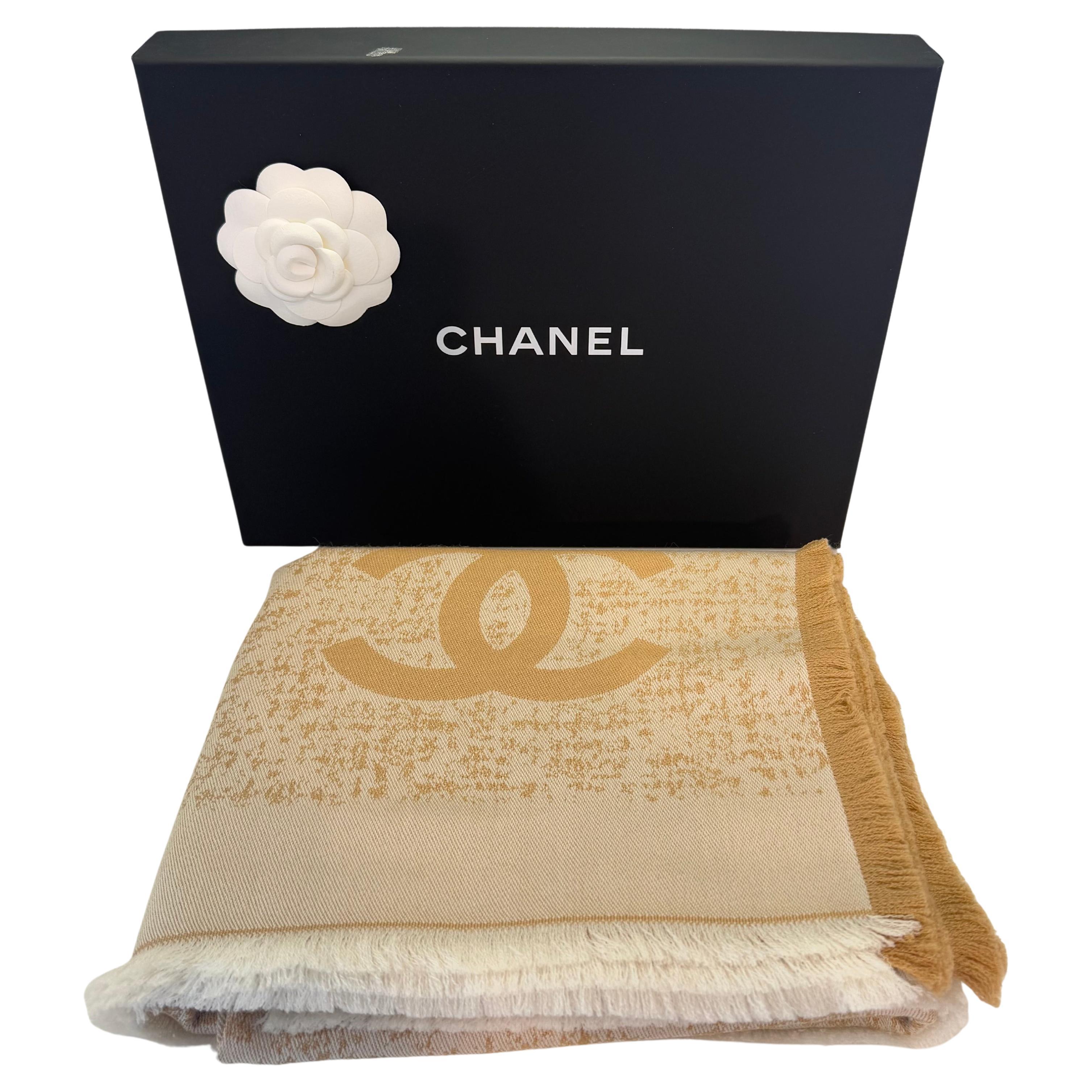 Chanel CC Wool Stole