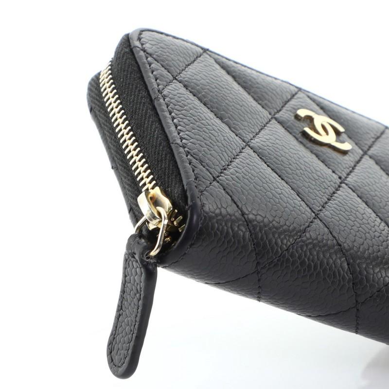 Chanel CC Zip Coin Purse Quilted Caviar Small 2
