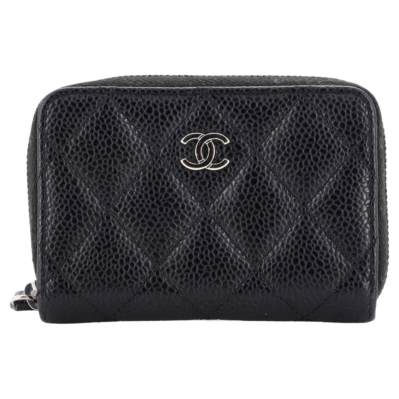 CHANEL Metallic Goatskin Quilted 2.55 Reissue Wallet on Chain WOC  Multicolor 1256719