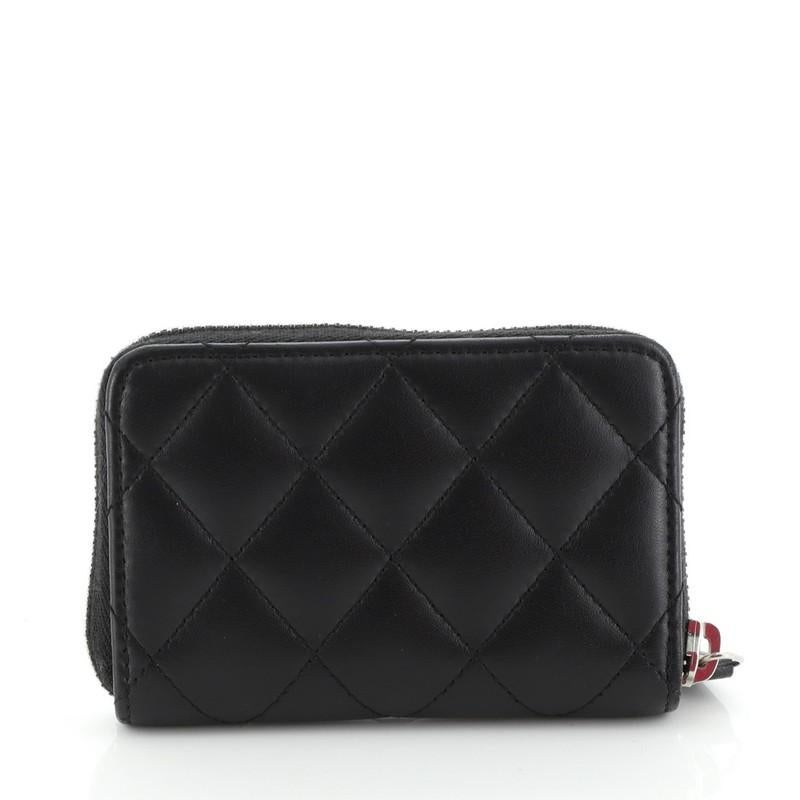 chanel small zip wallet