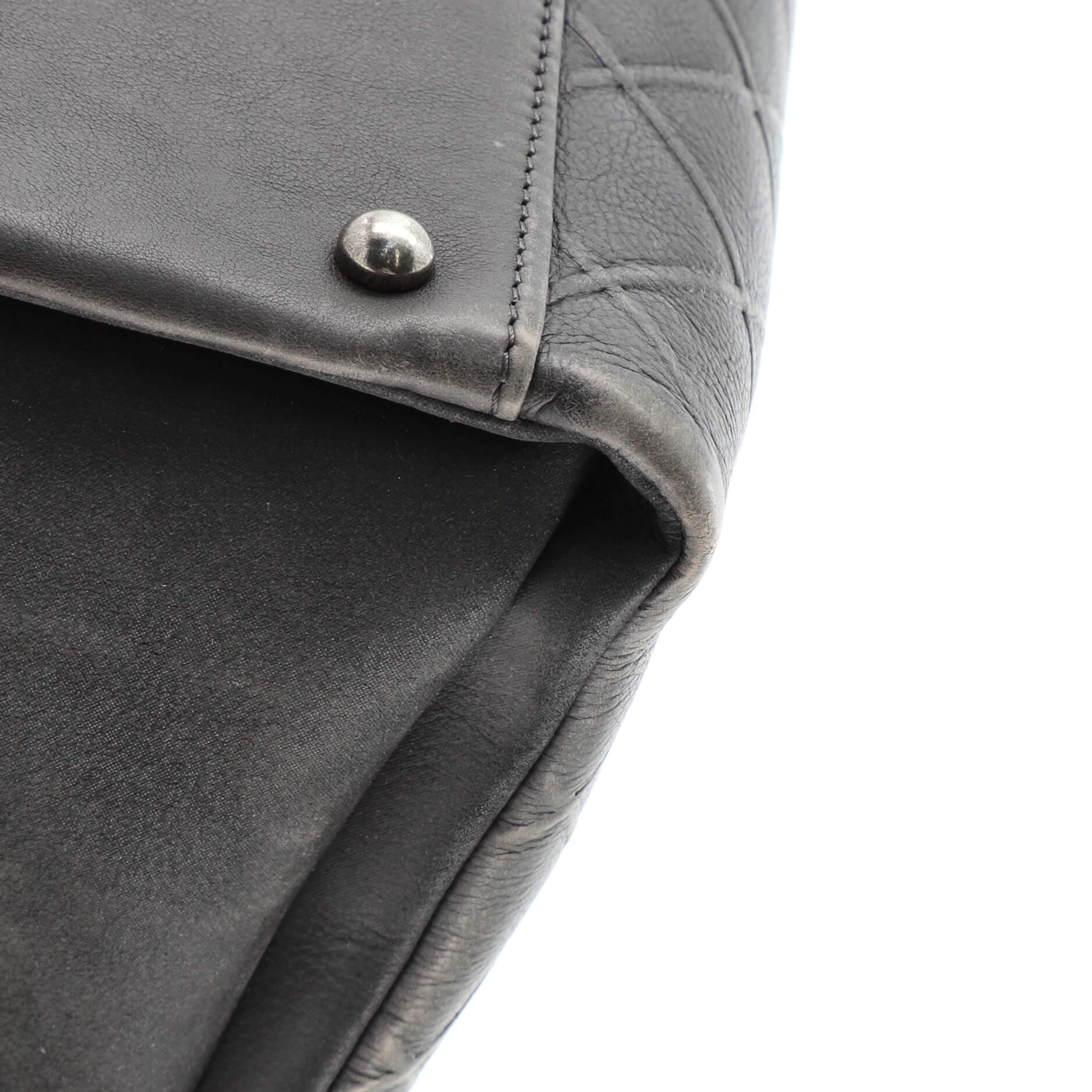 Chanel CC Zip Einkaufstasche aus Kalbsleder mit Diamantprägung Groß 2