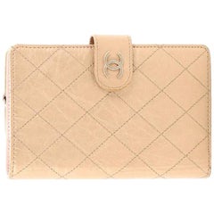 Chanel CC Zipped Pocket Wallet Quilted Calfskin Small