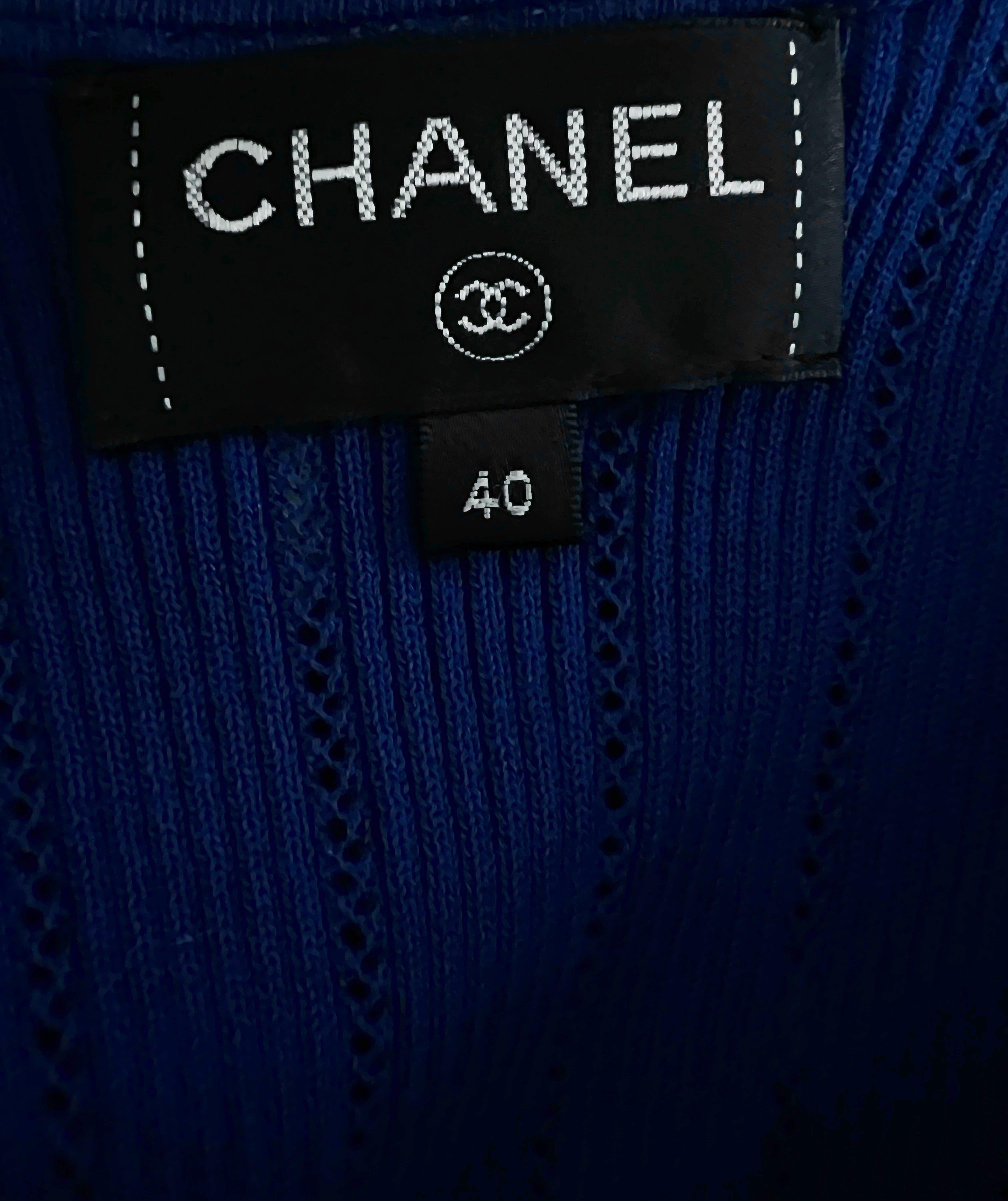 Chanel Celebrities Style Maxi Runway Dress 8