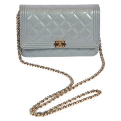 Chanel Celeste Iridescent Cross Body Wallet on a Chain Bag