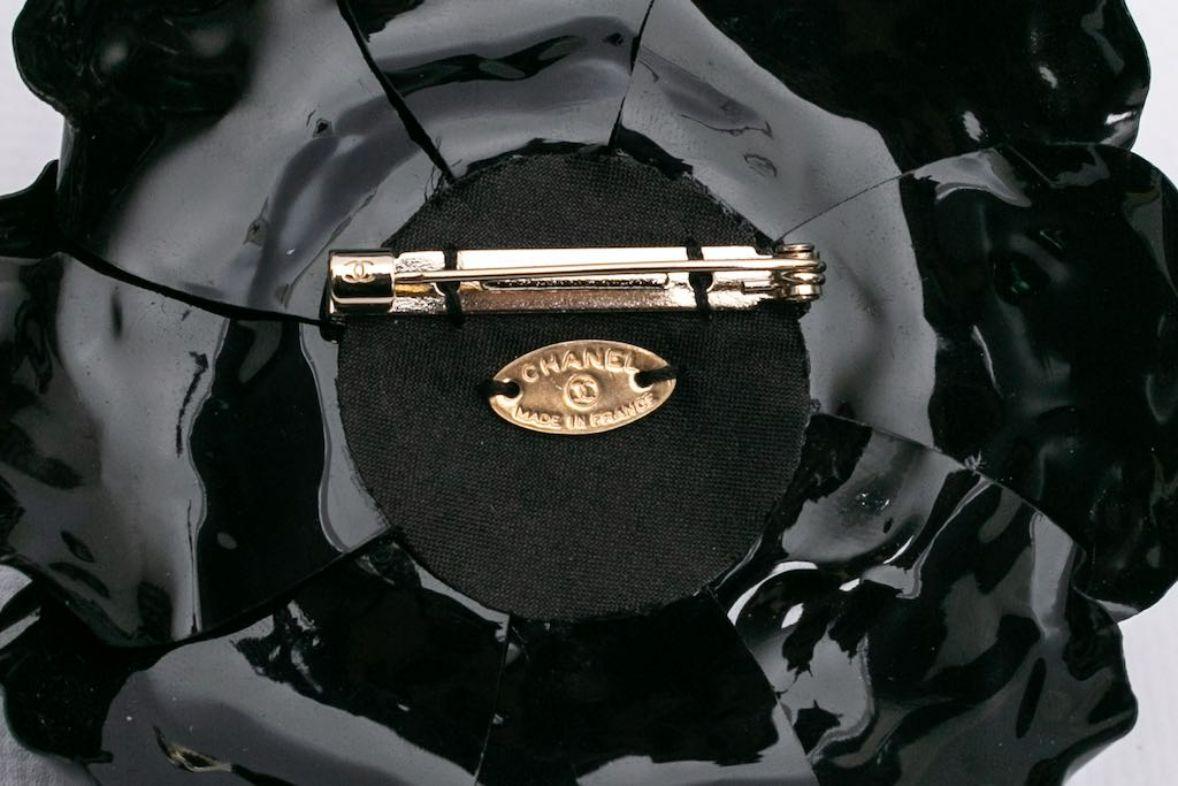 Chanel Celluloid Camellia Brooch For Sale 1
