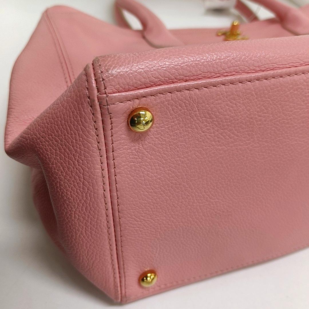Chanel Cerf Executive Pink Caviar Leather Handbag Gold Hardware With Strap 7