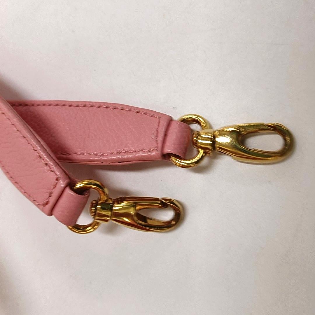 Chanel Cerf Executive Pink Caviar Leather Handbag Gold Hardware With Strap 10