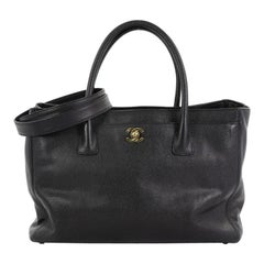 Chanel Cerf Executive Tote Leather Medium