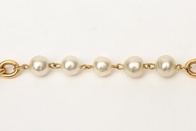 Chanel faux pearl cc - Gem