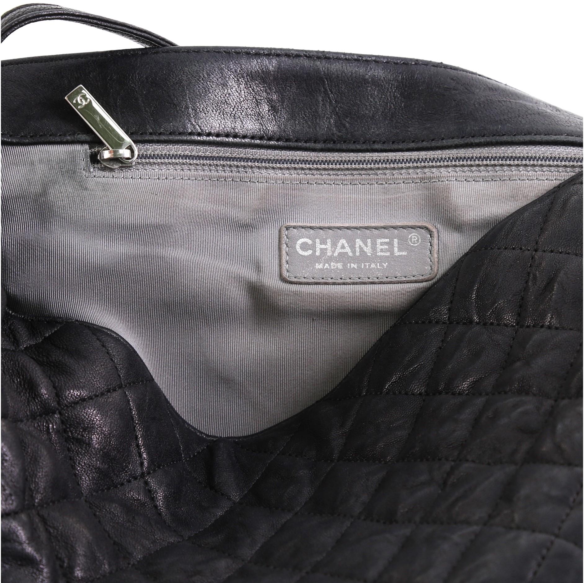 Chanel Chain Around Flap Bag Quilted Leather Maxi 2