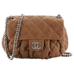 Chanel Chain Around Flap Bag Quilted Leather Medium