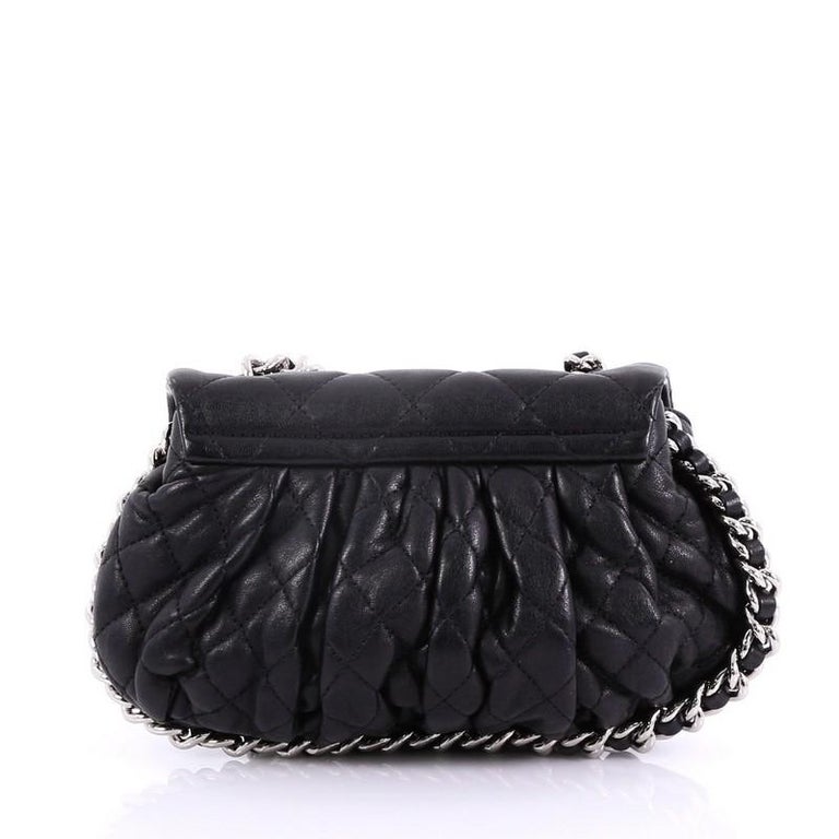 Chanel Chain Around Flap Bag Quilted Leather Small at 1stDibs