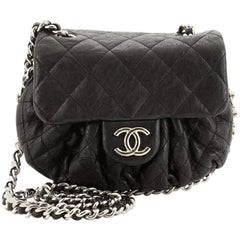 Chanel Chain Around Flap Bag Quilted Leather Small