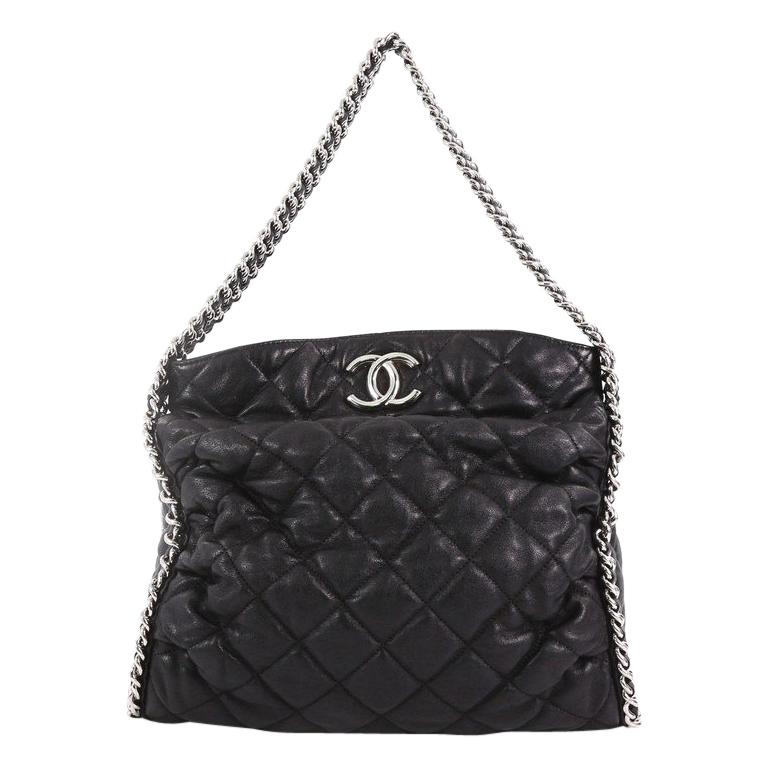 Chanel Chain Around Hobo Quilted Washed Lambskin