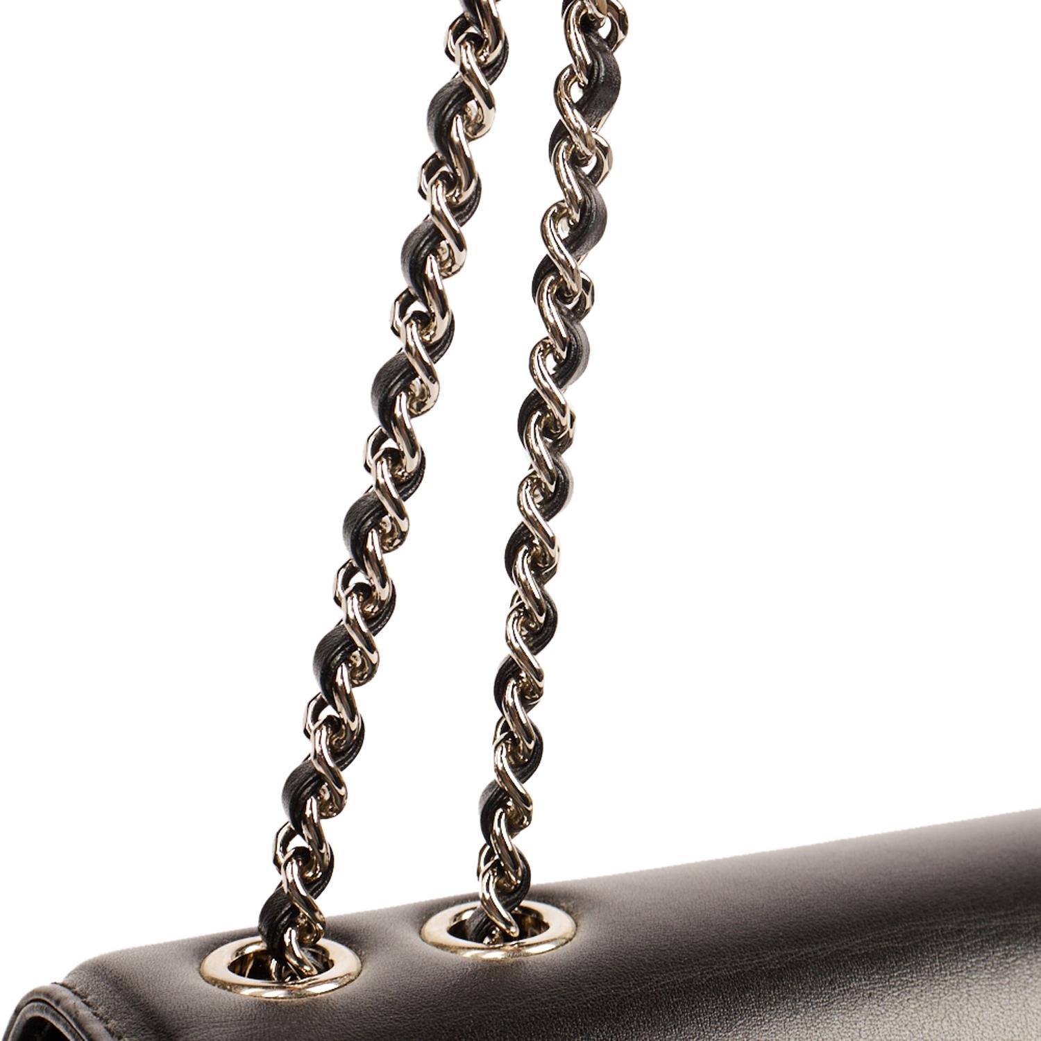 Chanel Chain Around Medium Crossbody Black Flap Bag 2