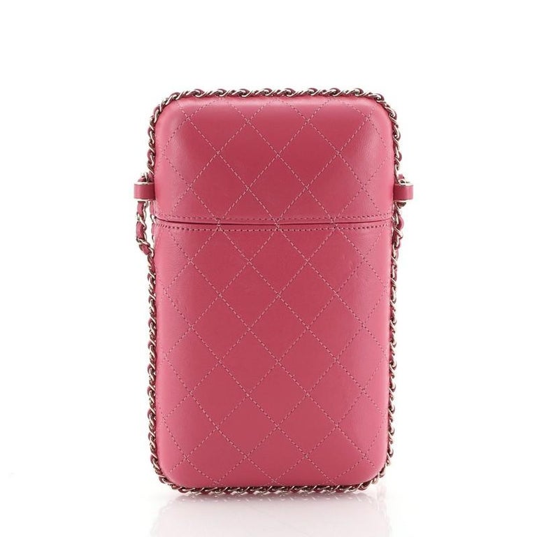 pink chanel vanity bag