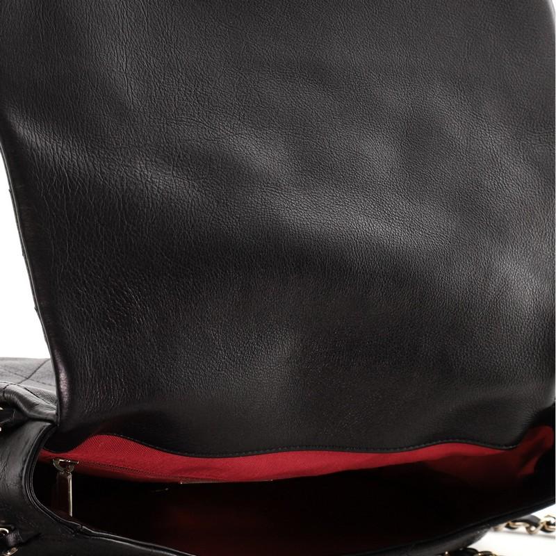 Chanel Chain Around Saddle Flap Bag Quilted Calfskin Medium 2