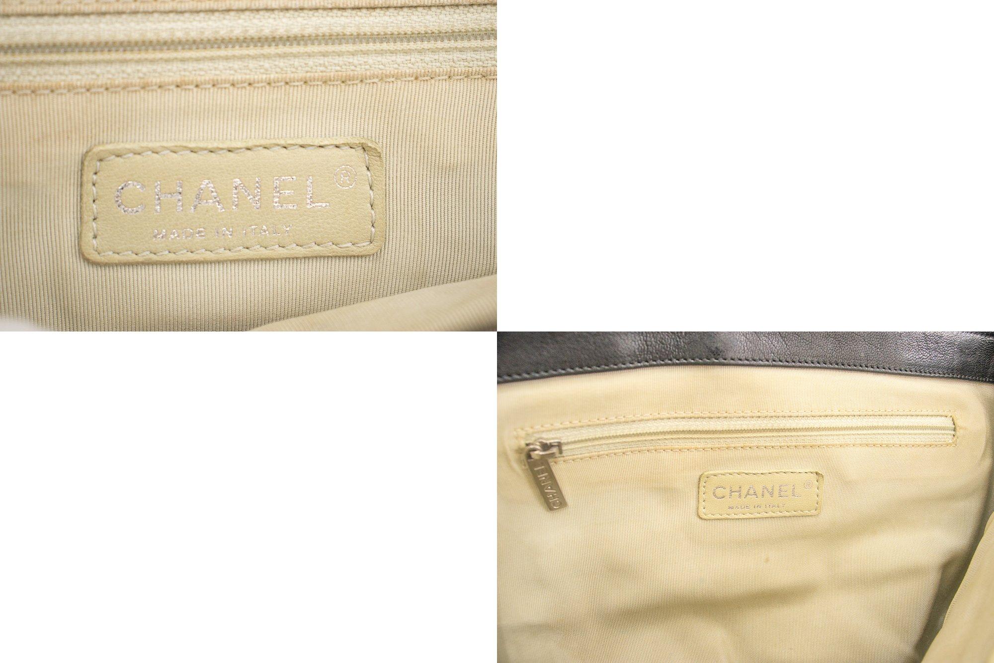 CHANEL Chain Around Shoulder Crossbody Bag Black Calfskin Leather For Sale 4