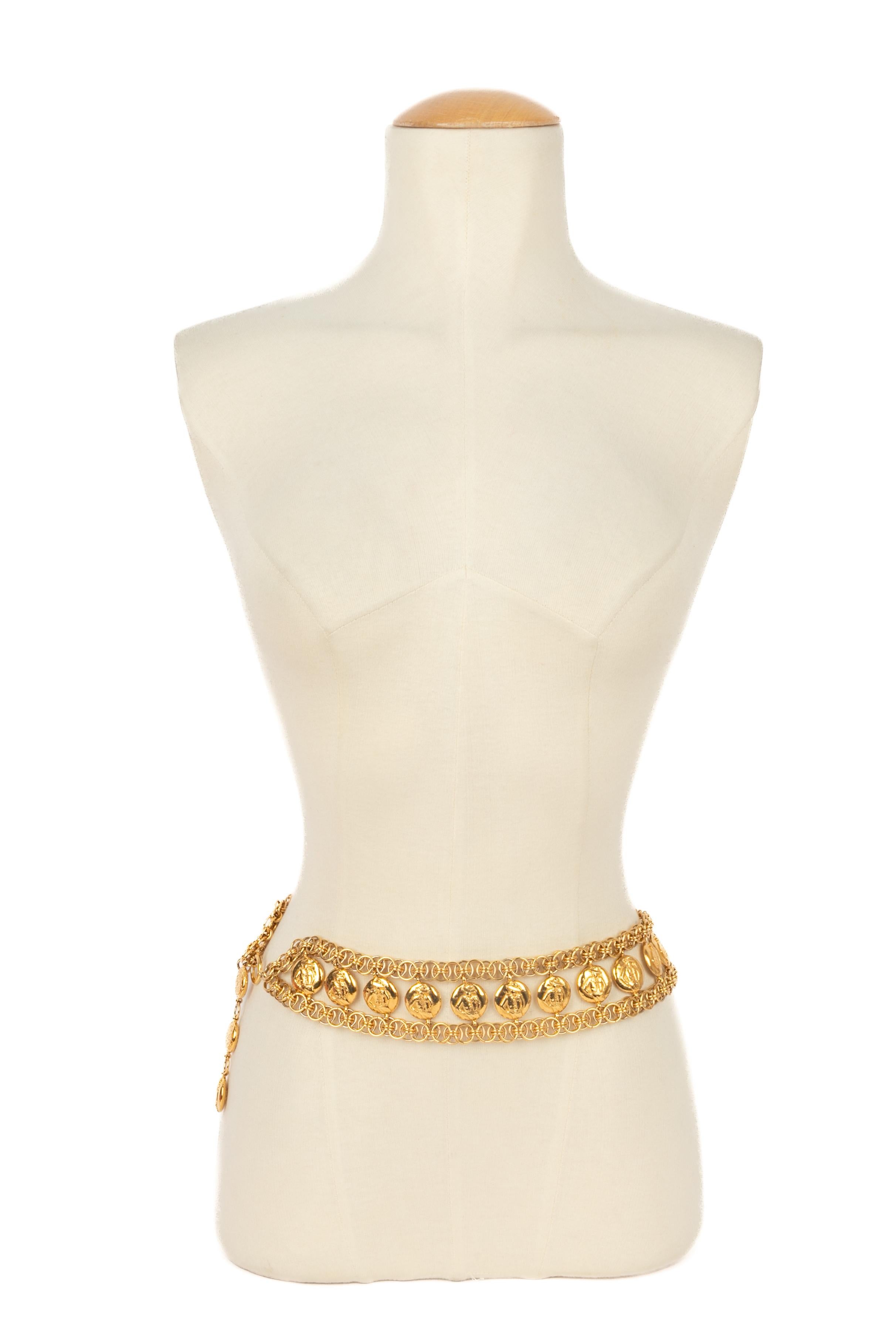 Chanel chain belt 1990s in vendita 5