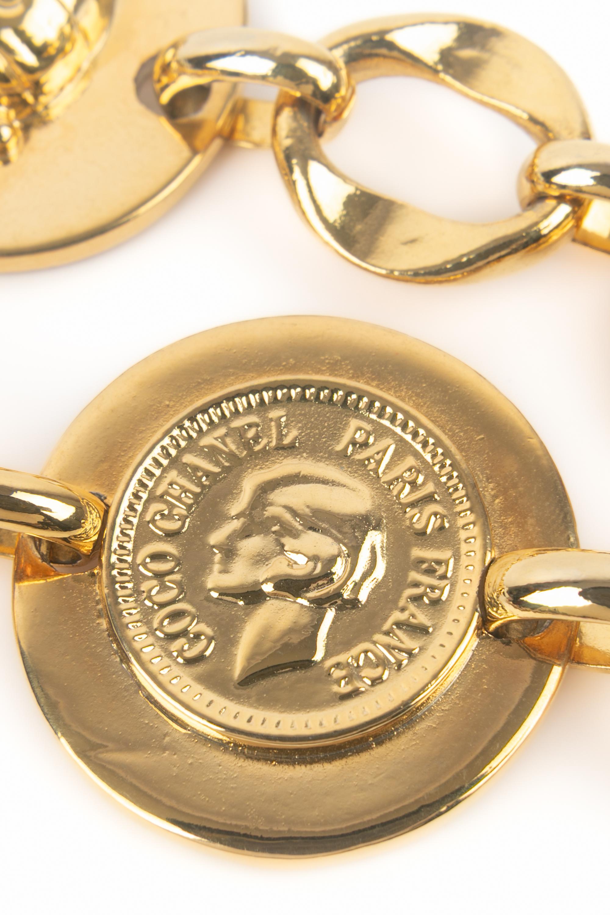 Ceinture en chaîne Chanel Haute Couture en vente 1