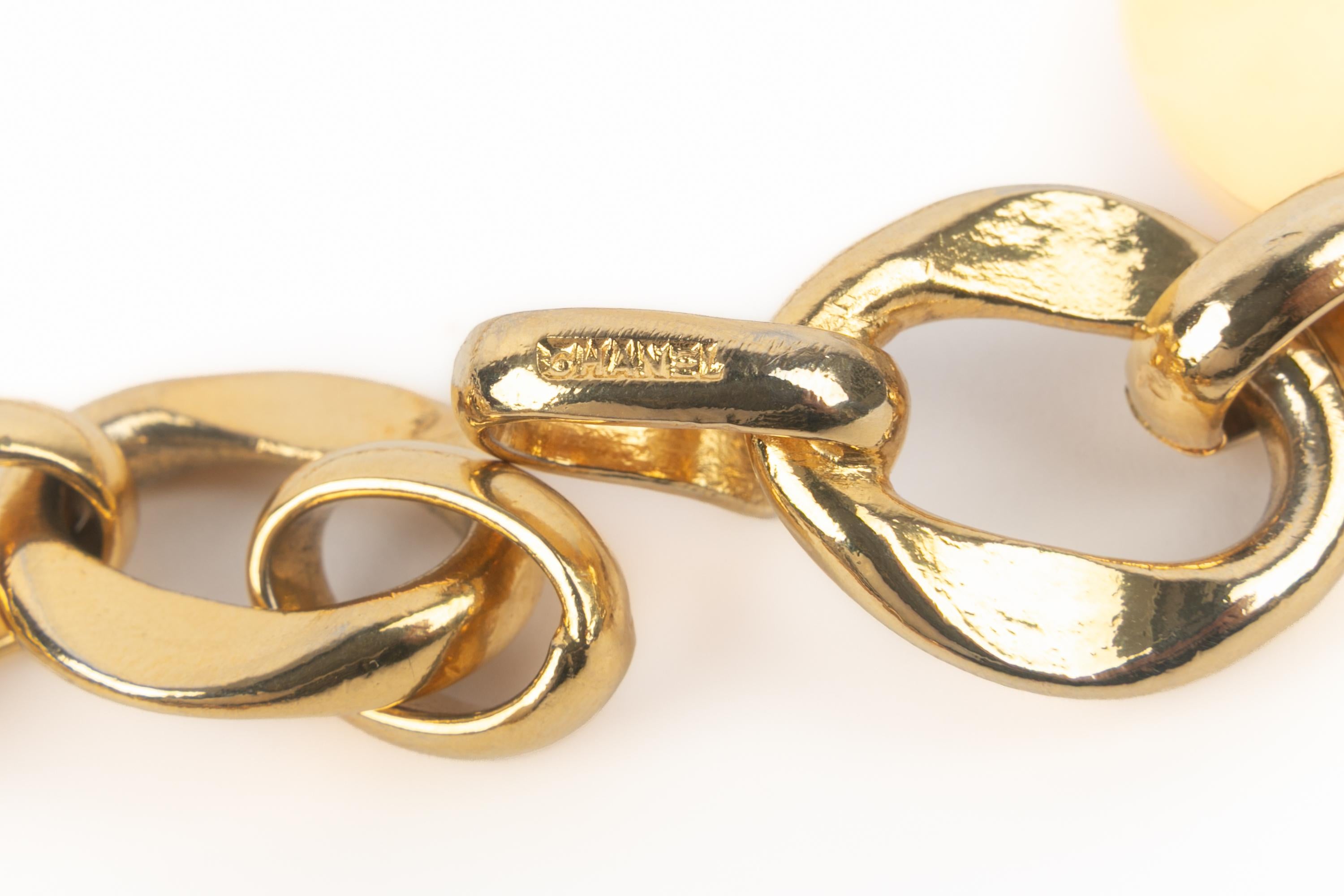 Ceinture en chaîne Chanel Haute Couture en vente 3