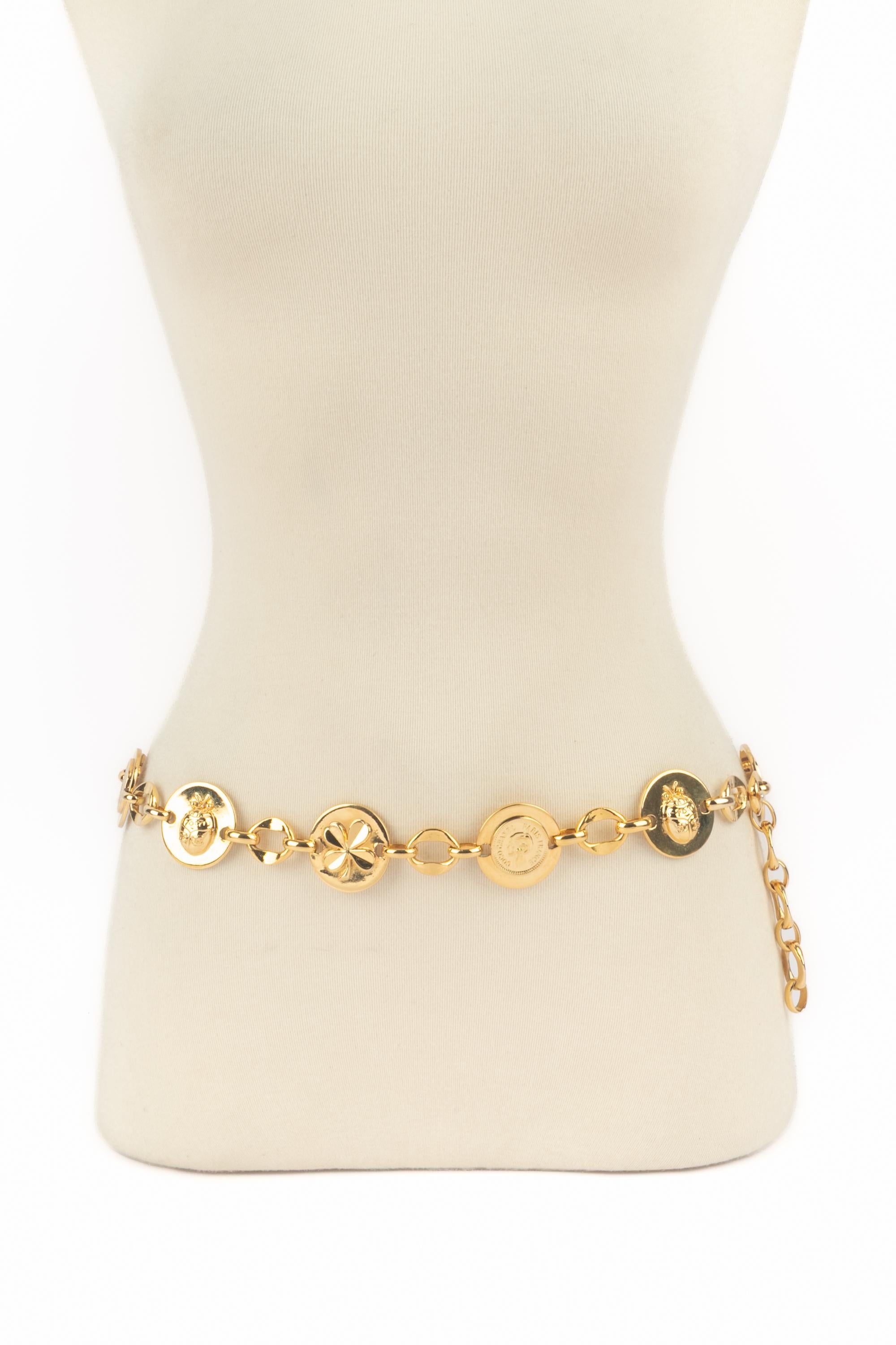 Ceinture en chaîne Chanel Haute Couture en vente 4