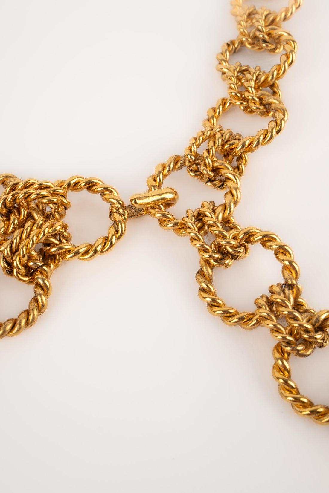Women's Chanel Chain Belt made of Twisted Rings, circa 1990s