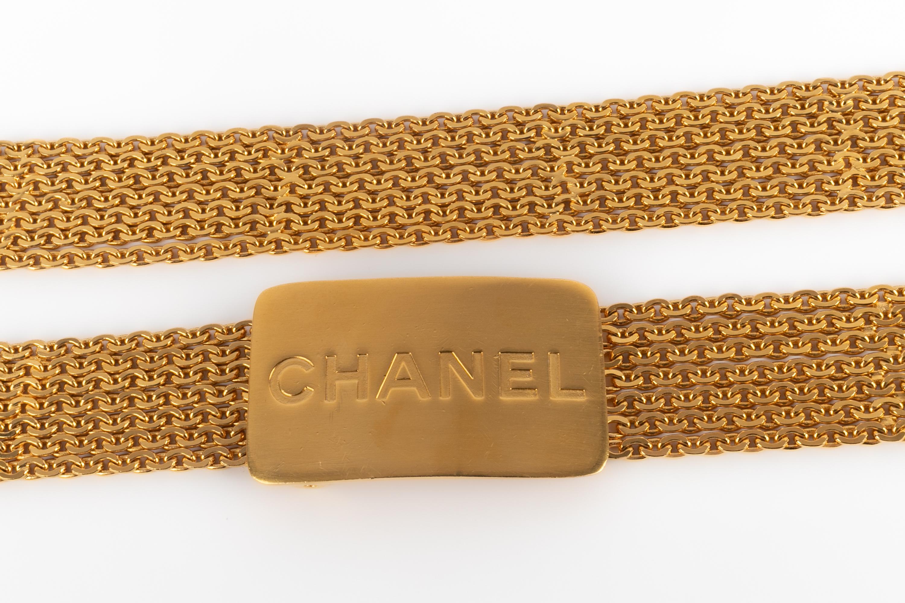 Cinturón de cadena Chanel Primavera 1997 en Excelente estado para la venta en SAINT-OUEN-SUR-SEINE, FR