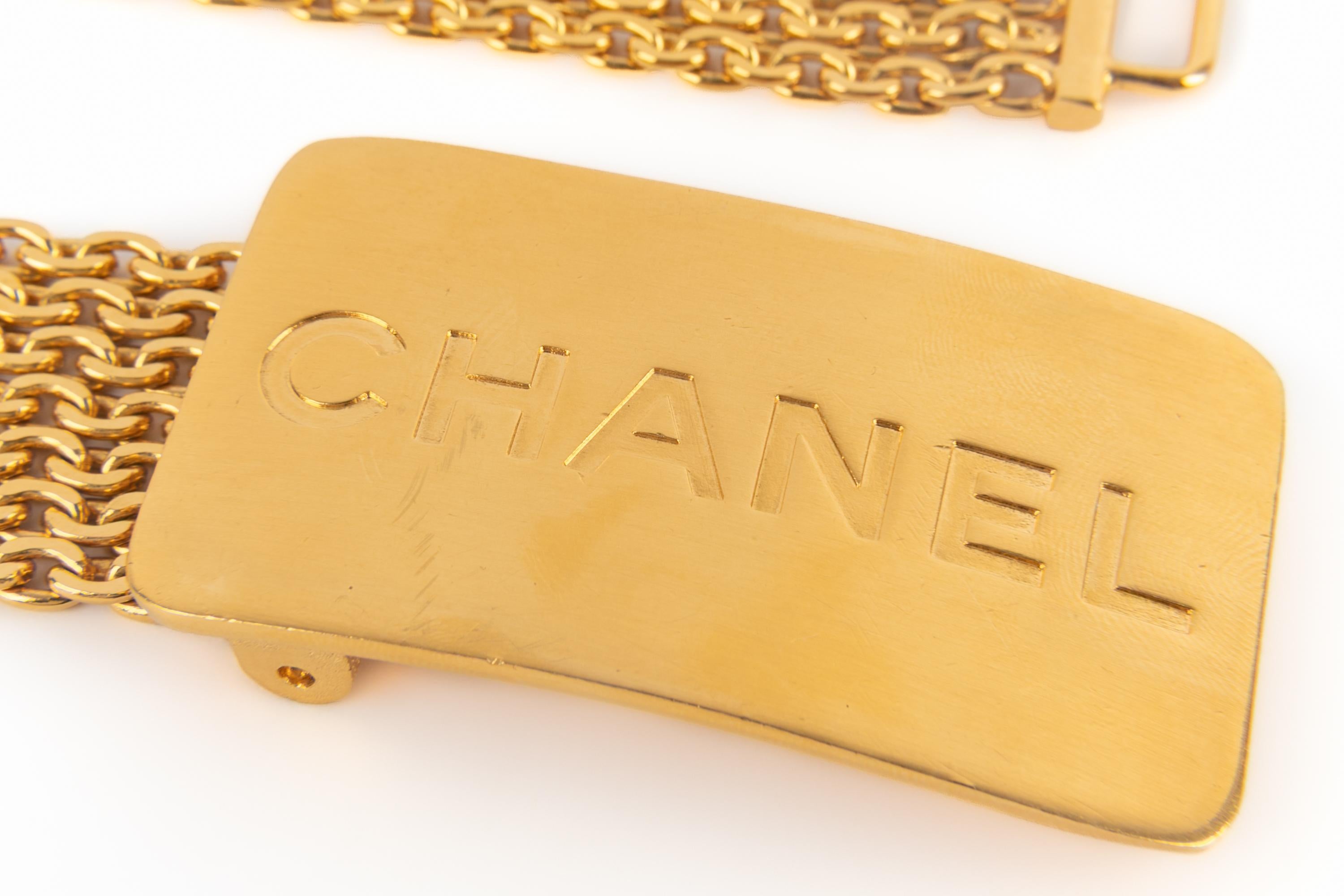 Cinturón de cadena Chanel Primavera 1997 en venta 1