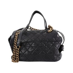 Chanel Chain Bowling Bag Quilted Calfskin Medium