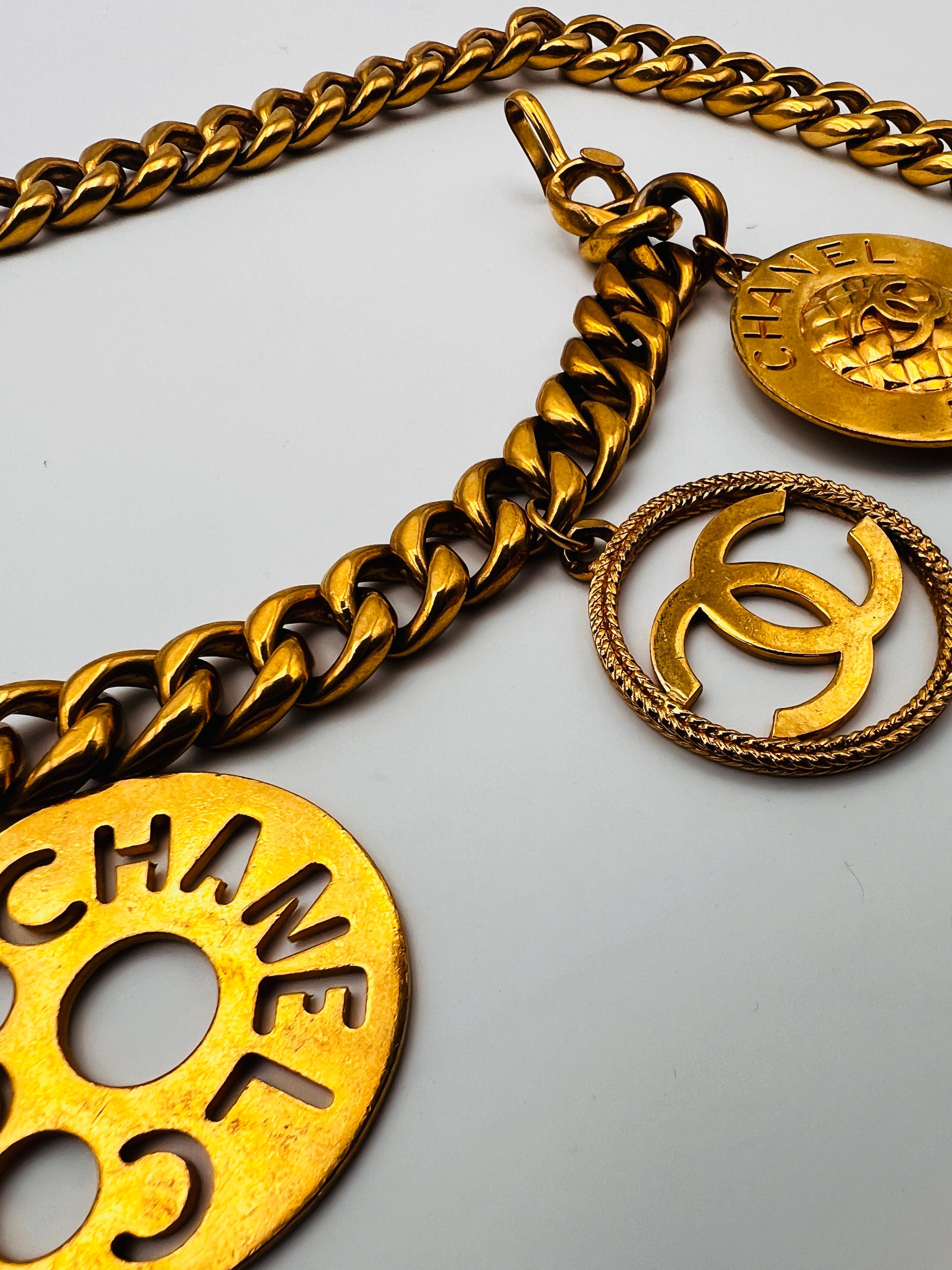 Chanel Chain Charms Belt 1980 Paris For Sale 6